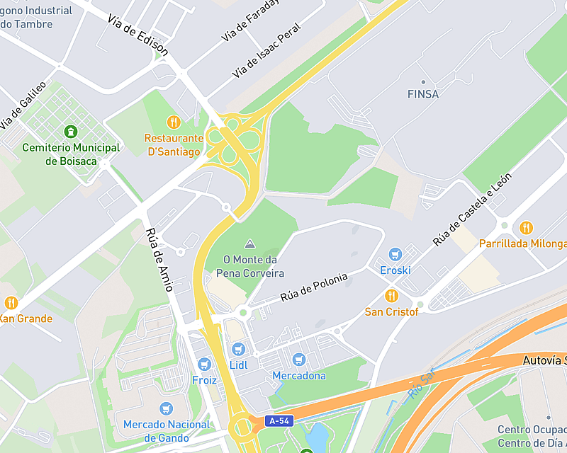 Un mapa que muestra la ubicación de AniCura ImaVet Referencia Veterinaria