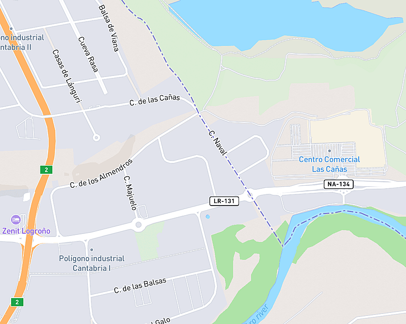 Un mapa que muestra la ubicación de AniCura Albeitar Hospital Veterinario