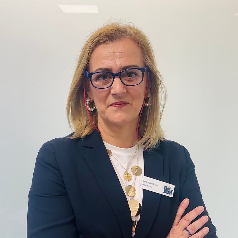 Foto de Yolanda Fernández, Administrativa