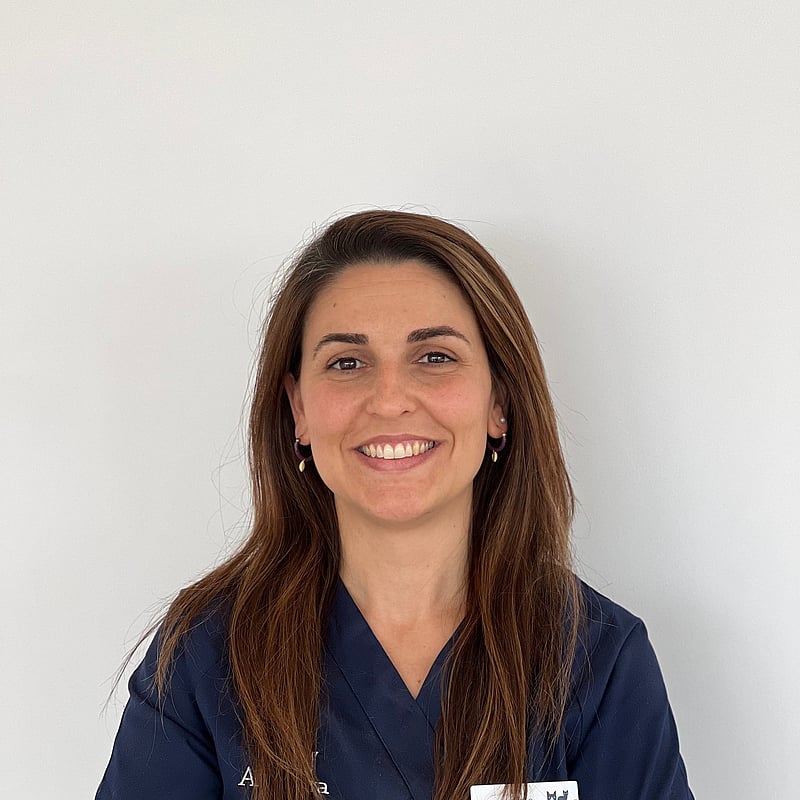 Foto de Cristina Avedillo, Hospitalización